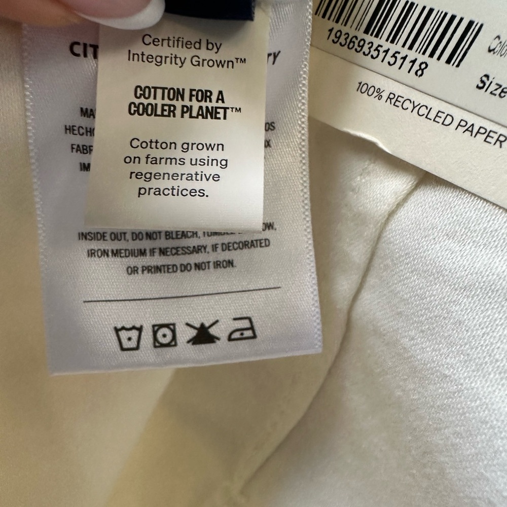 Citizens Of Humanity Marcelle Jeans in Off White-26 NWT - Picture 15 of 16